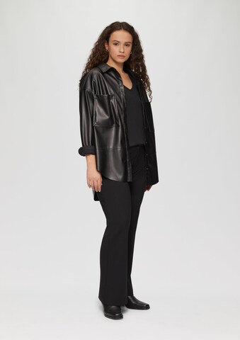 QS Shirt in Schwarz