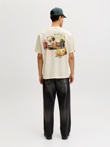 JACK & JONES Футболка 'JORParadise Island' в Белый