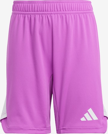 ADIDAS PERFORMANCE Sportshorts 'Tiro 25' in Lila: Vorderseite