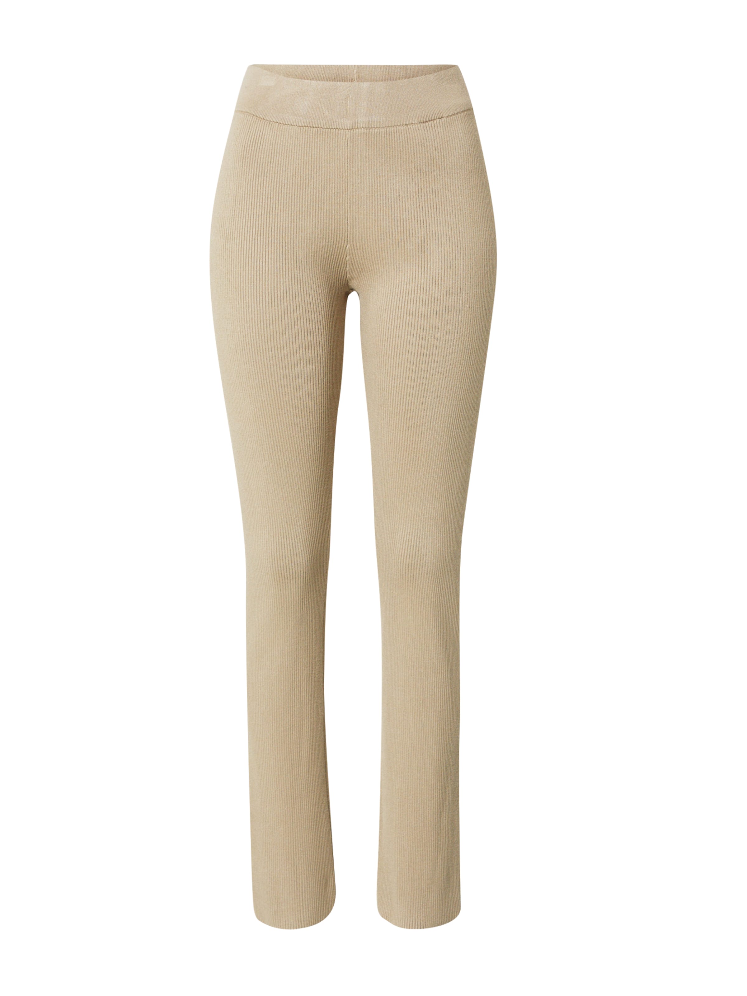 MSCH COPENHAGEN Slim fit Pants in Beige: front