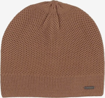 bugatti Beanie in Brown: front
