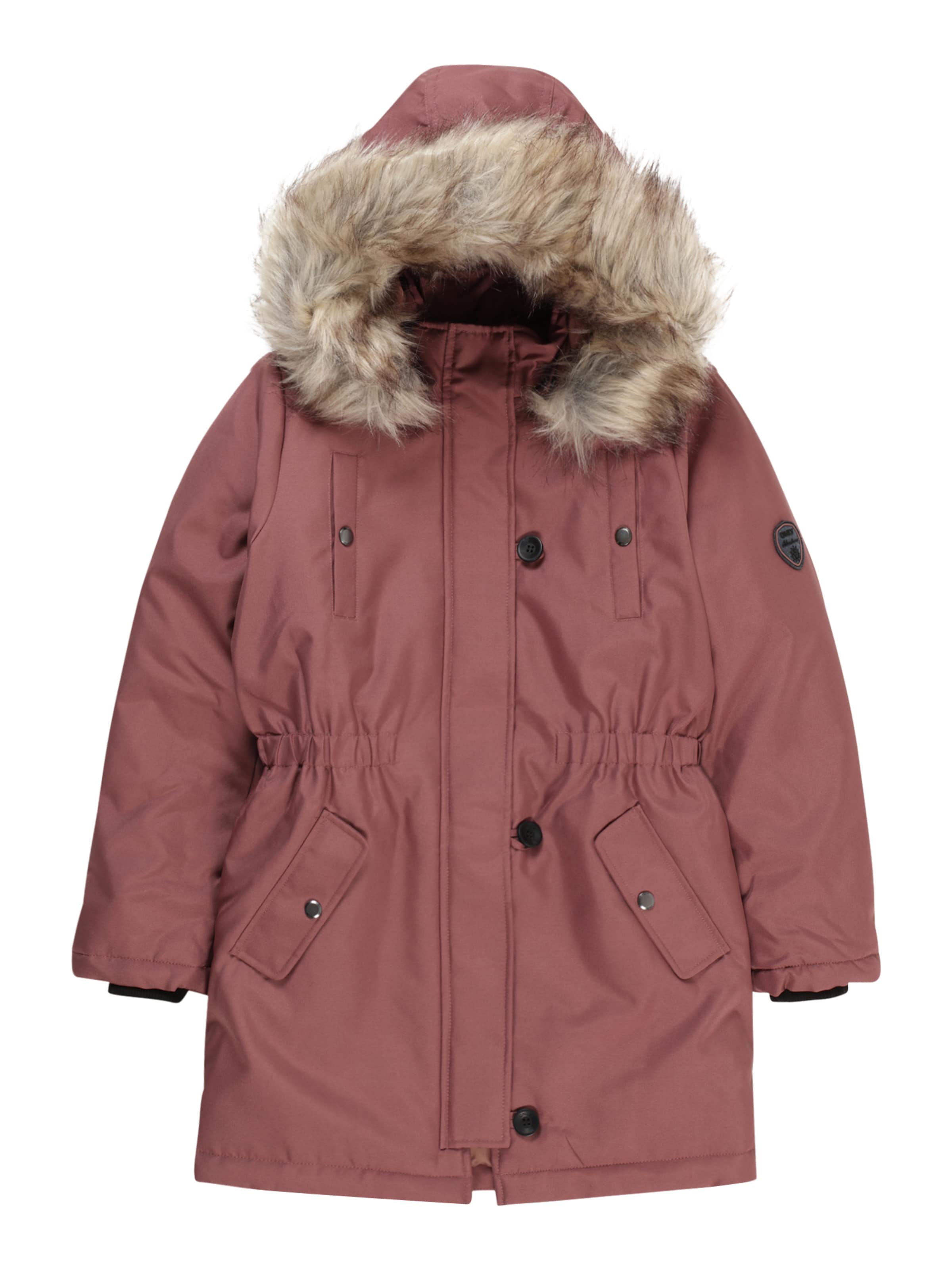 ONLY GIRLS Winterjas 'Iris' in Bruin: voorkant