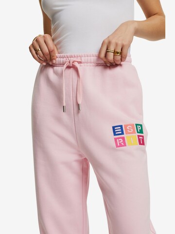 ESPRIT Loose fit Pants in Pink
