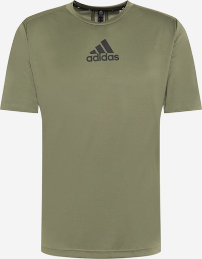 ADIDAS PERFORMANCE Sportshirt in khaki / schwarz, Produktansicht