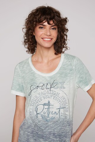 Soccx T-Shirt 'Rock the Boat' in Blau