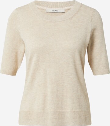 ESPRIT - Jersey en beige: frente