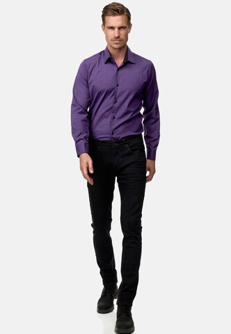 Rusty Neal Regular Fit Hemd in Lila
