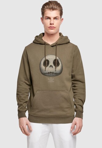 Sweat-shirt 'The Nightmare Before Christmas - Jacks Eyes' ABSOLUTE CULT en vert : devant