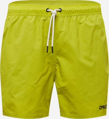 Boardshorts 'ALL DAY' OAKLEY en jaune : devant