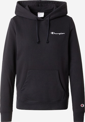 Champion Authentic Athletic Apparel Sweatshirt in Black: front