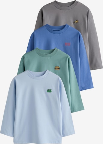Next Shirt in Blau: Vorderseite