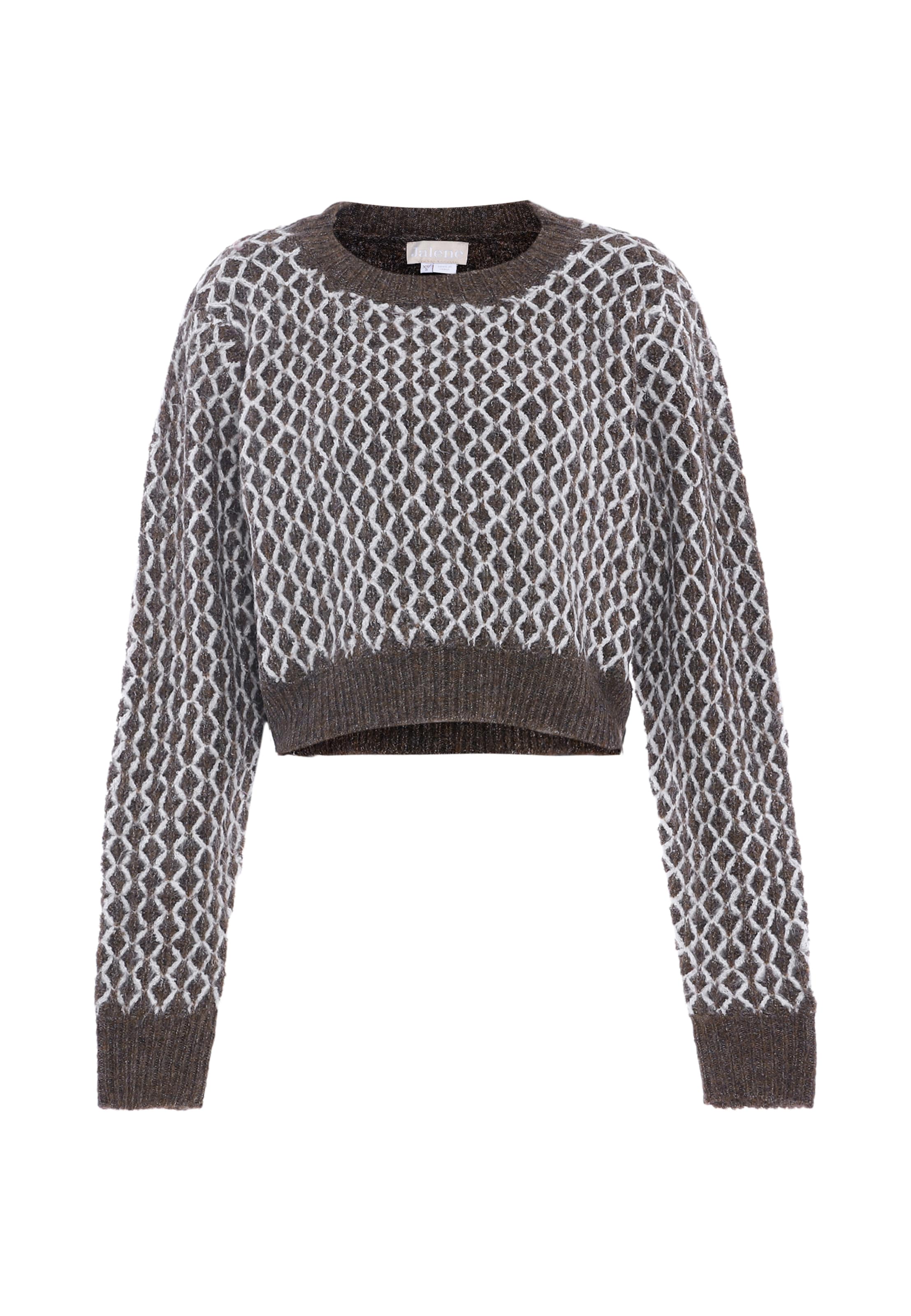 Jalene Pulóver - szürke: elől