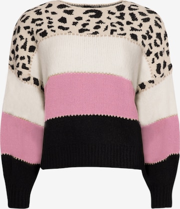 SASSYCLASSY - Pullover oversized em rosa: frente