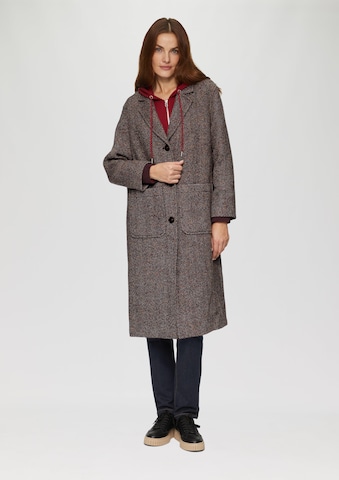 s.Oliver Between-Seasons Coat in Brown: front