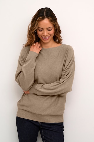 CULTURE Trui 'Annemarie' in Beige: voorkant