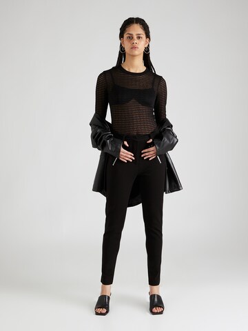 juoda VERO MODA Prigludęs Kelnės 'VMEMMA'