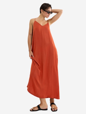 TRIUMPH Strandkleid ' Red Label Satin Summer ' in Orange