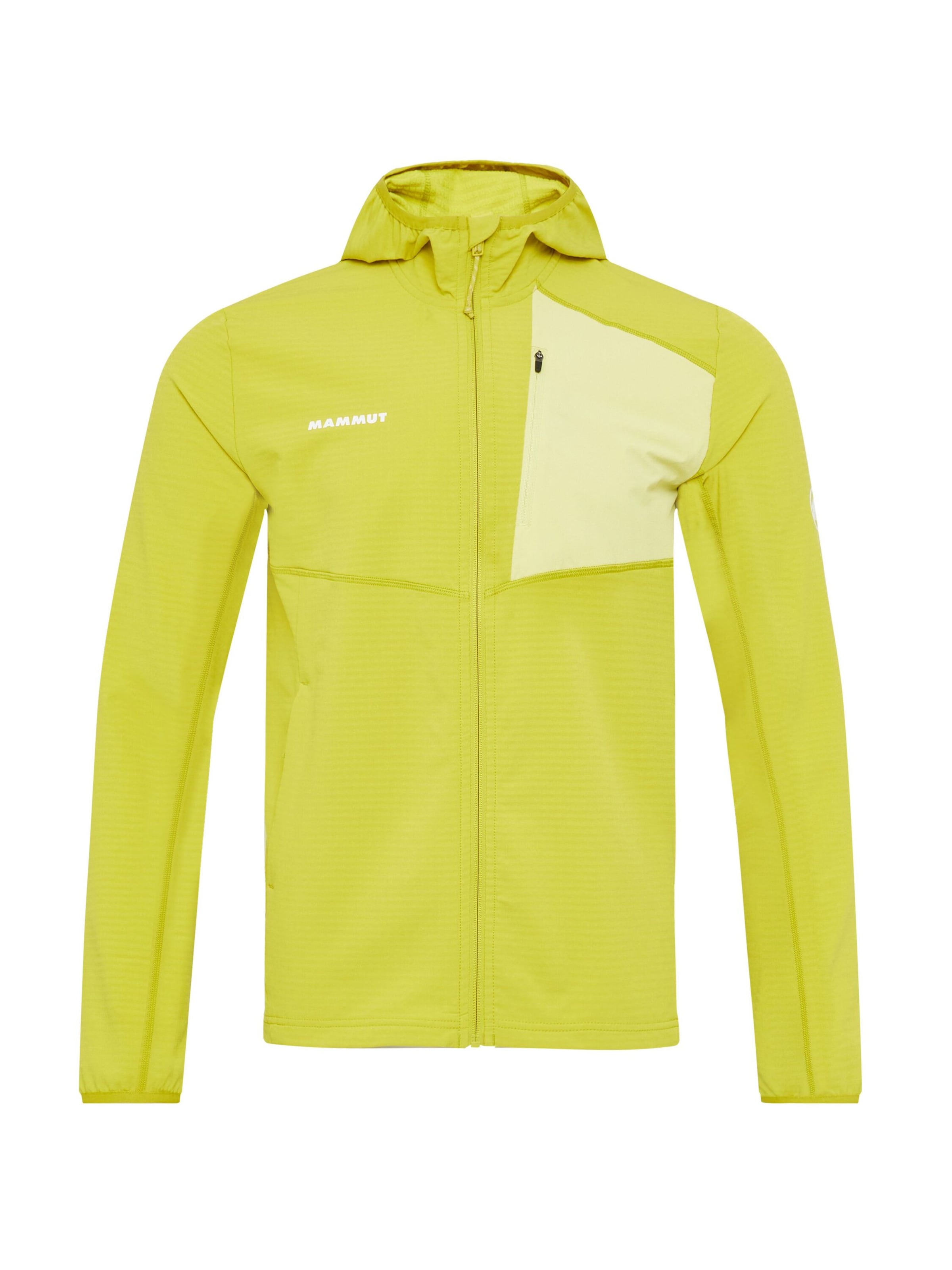 MAMMUT Fleecejacke   ‘Madris Light ML’ in Gelb: Vorderseite