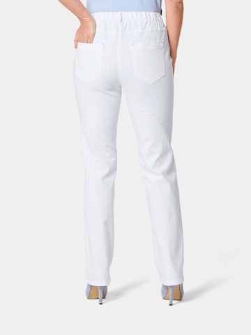 Goldner Regular Jeans 'Louisa' in Weiß