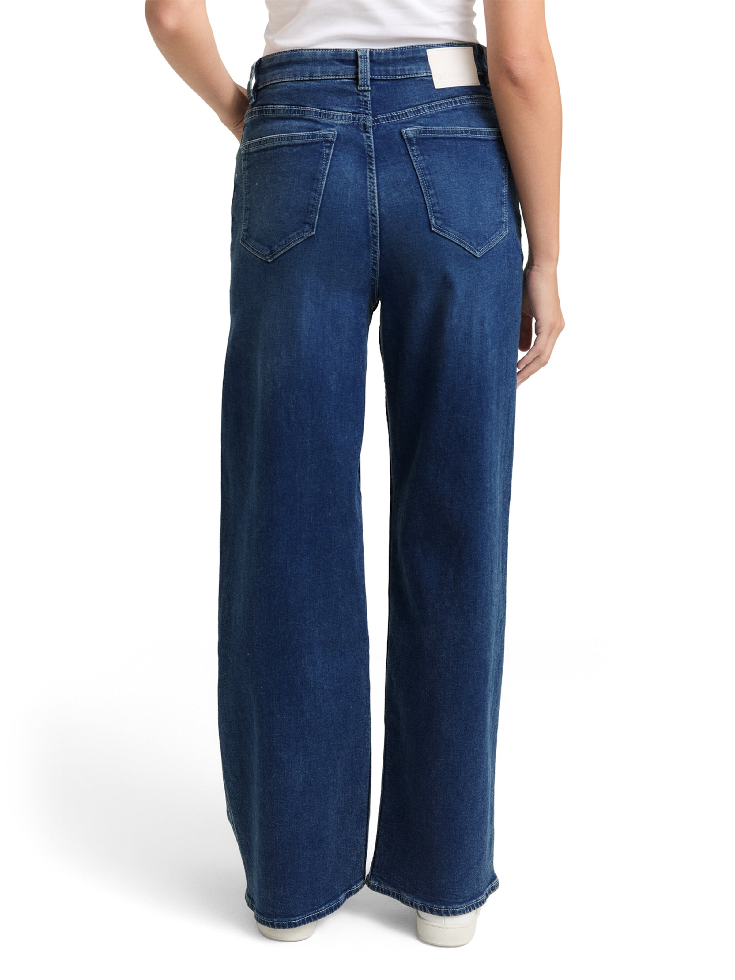 Wide leg Jeans 'LINOU' di TOM TAILOR DENIM in blu