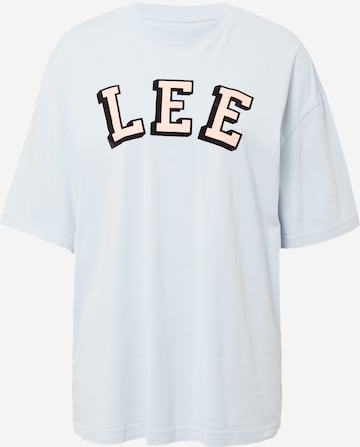 Lee قميص بلون أزرق: الأمام