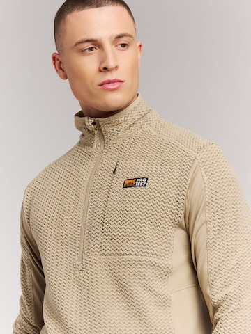 Sweat de sport 'PRTCalgary' PROTEST en marron