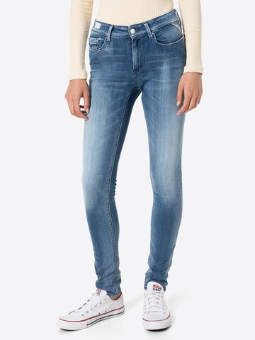 Skinny Jeans 'Luzien' di REPLAY in blu: frontale