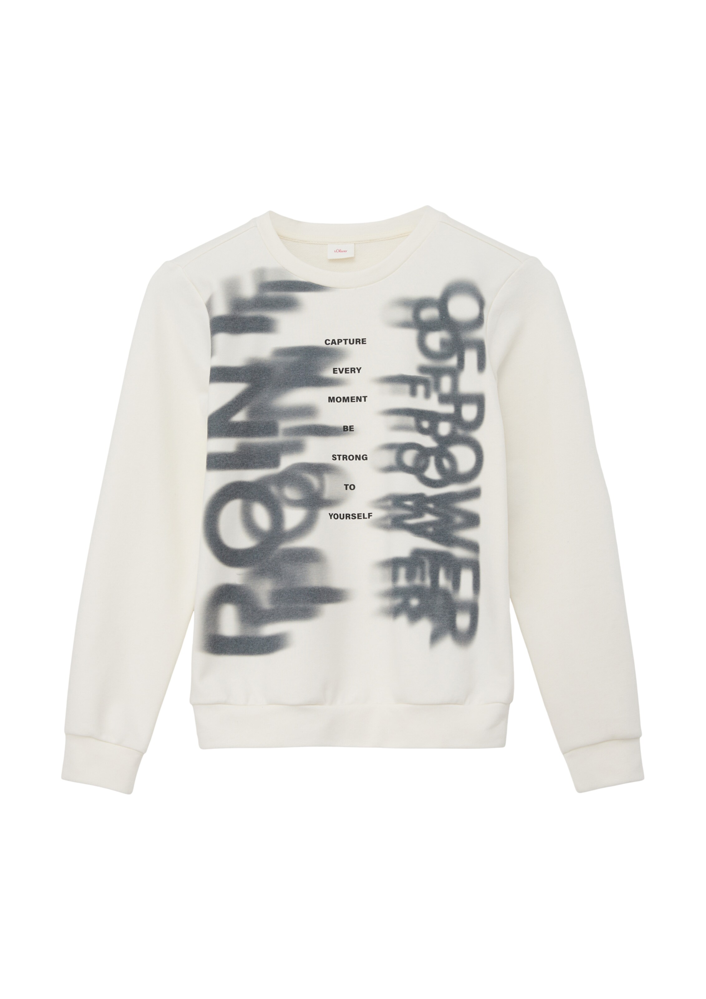 s.Oliver Sweatshirt in Beige: front