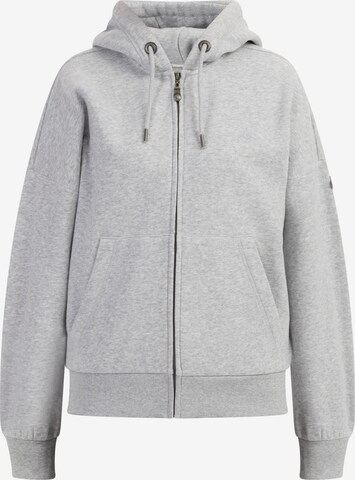 DreiMaster Vintage Zip-Up Hoodie 'Idem' in Grey: front