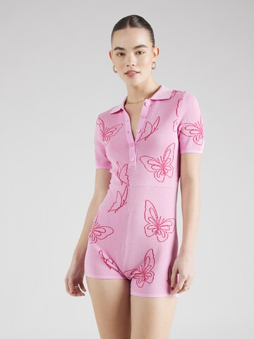 florence by mills exclusive for ABOUT YOU Jumpsuit 'Happy Hour' in Pink: front