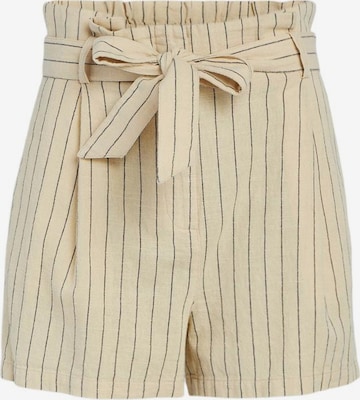 OBJECT Normální Kalhoty se sklady v pase 'NAMIR' – béžová: přední strana