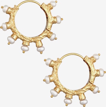 Boucles d'oreilles 'Sun of Pearls' Haze&Glory en or