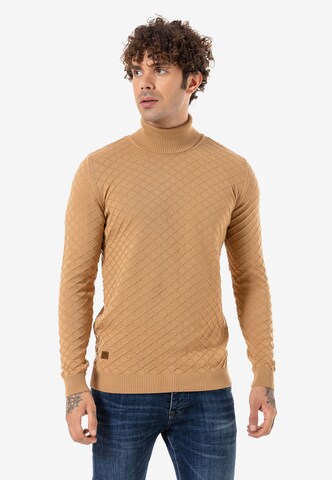 Redbridge Strickpullover 'Tamworth' in Braun: predná strana