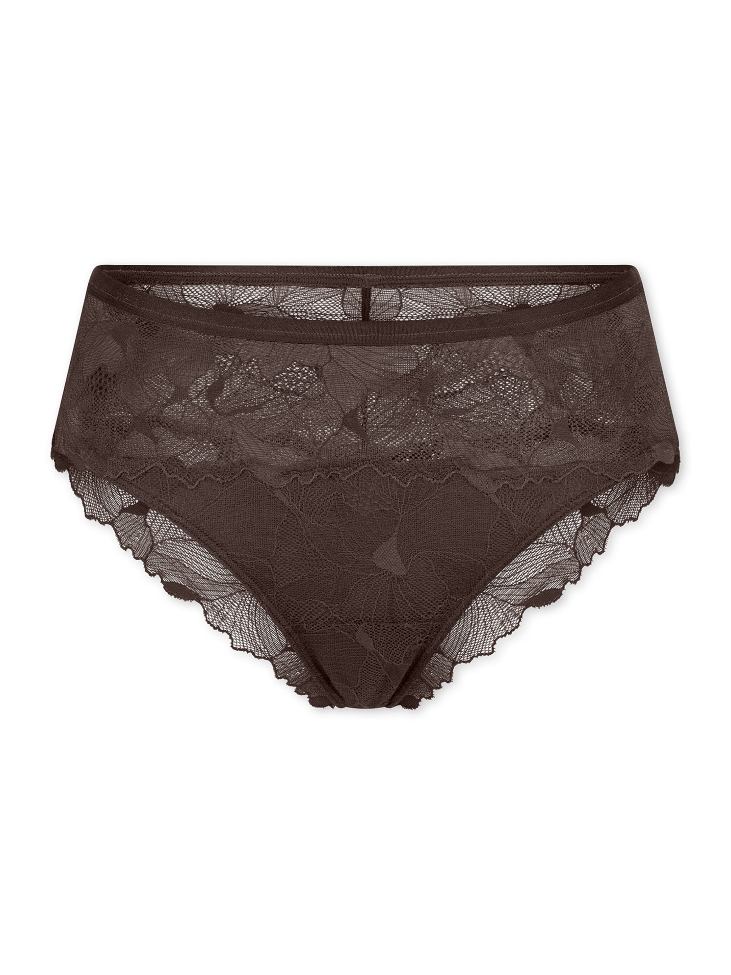 Slip ' Unique Premium ' SCHIESSER en marron : devant