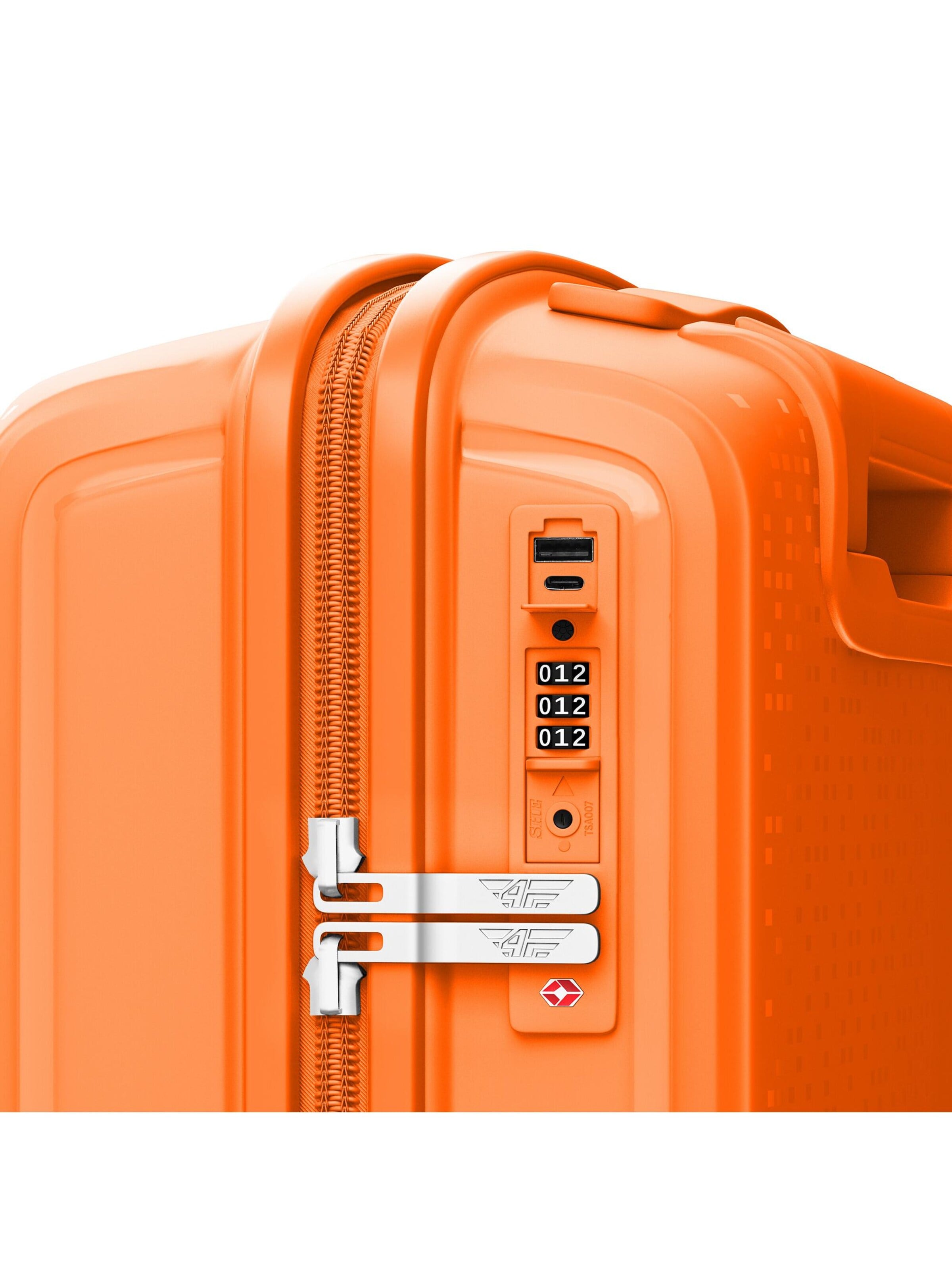 4FLY Suitcase Set 'Pixel' in Orange