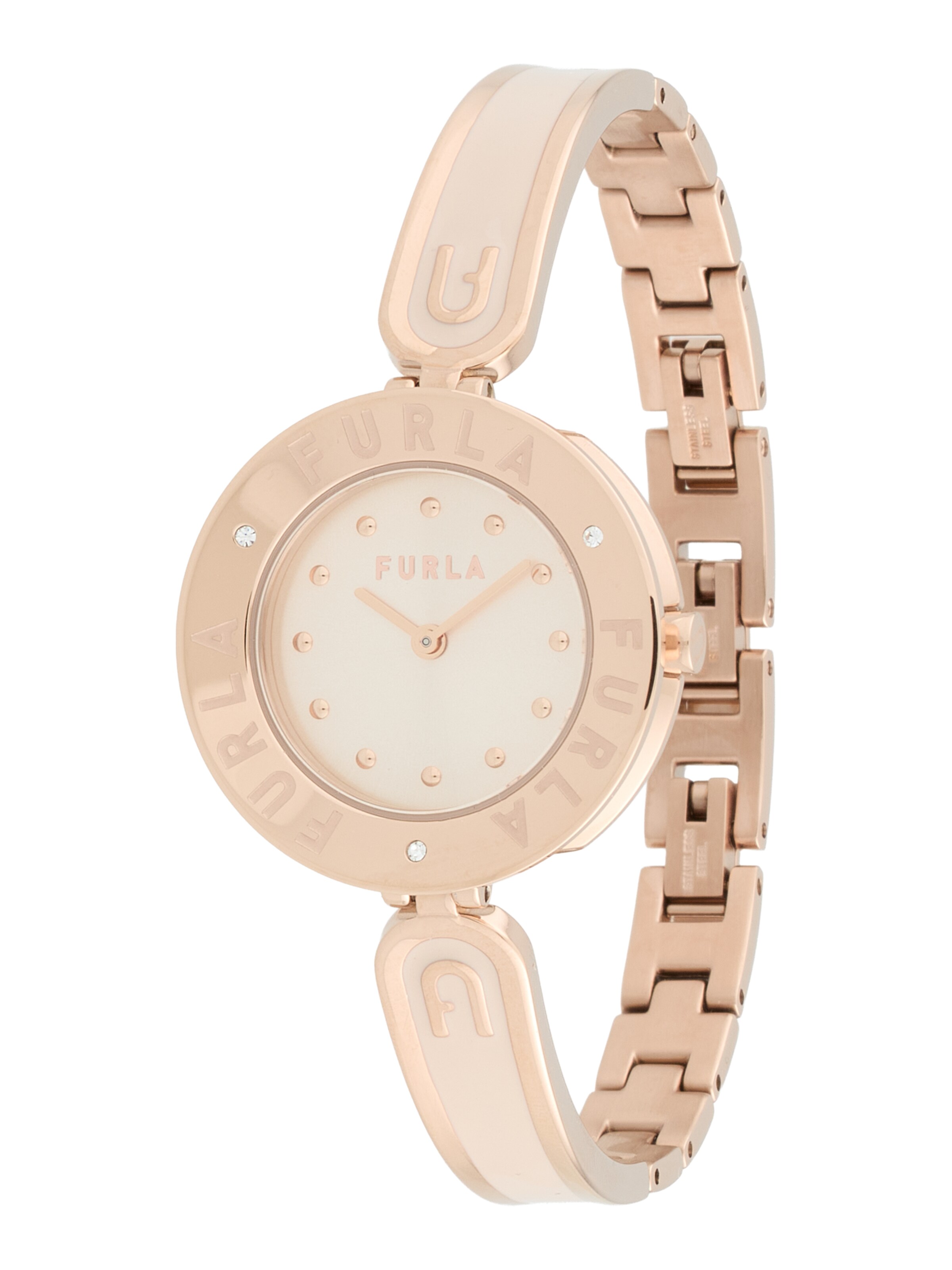 FURLA Analoog horloge 'ESSENTIAL' in Roze: voorkant