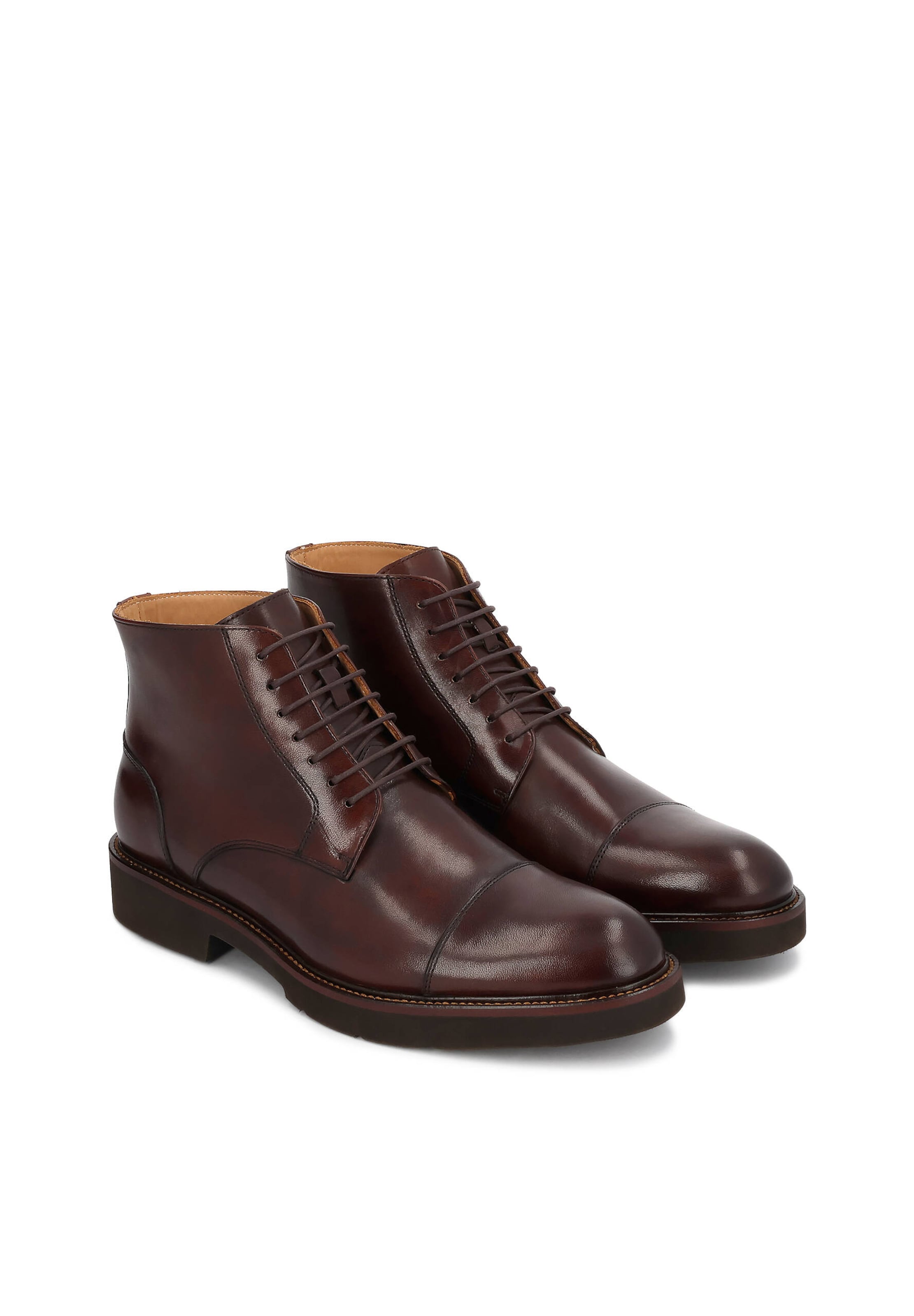 Boots stringati di Kazar in marrone