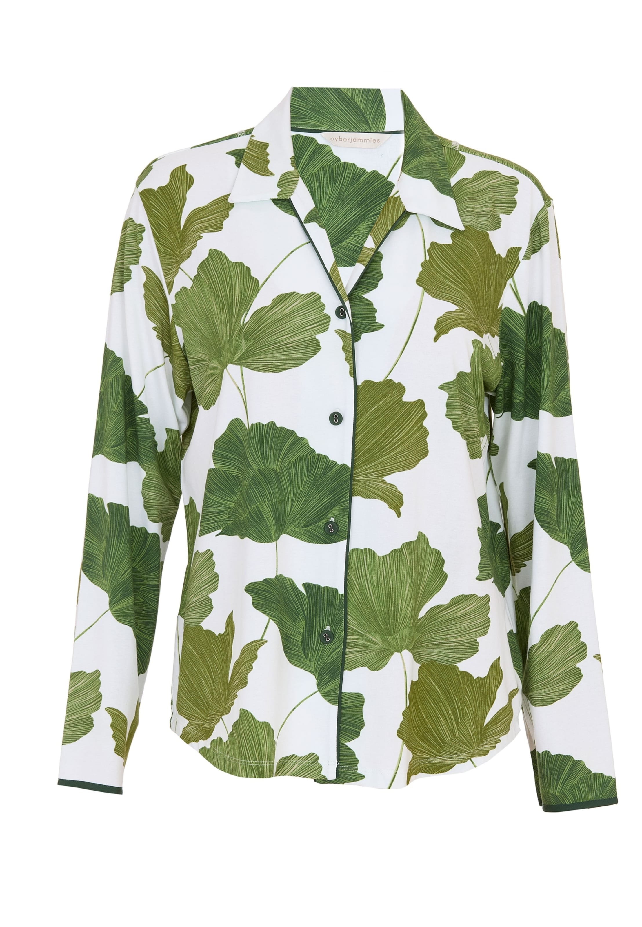 Chemise de nuit 'Olive' Cyberjammies en vert : devant