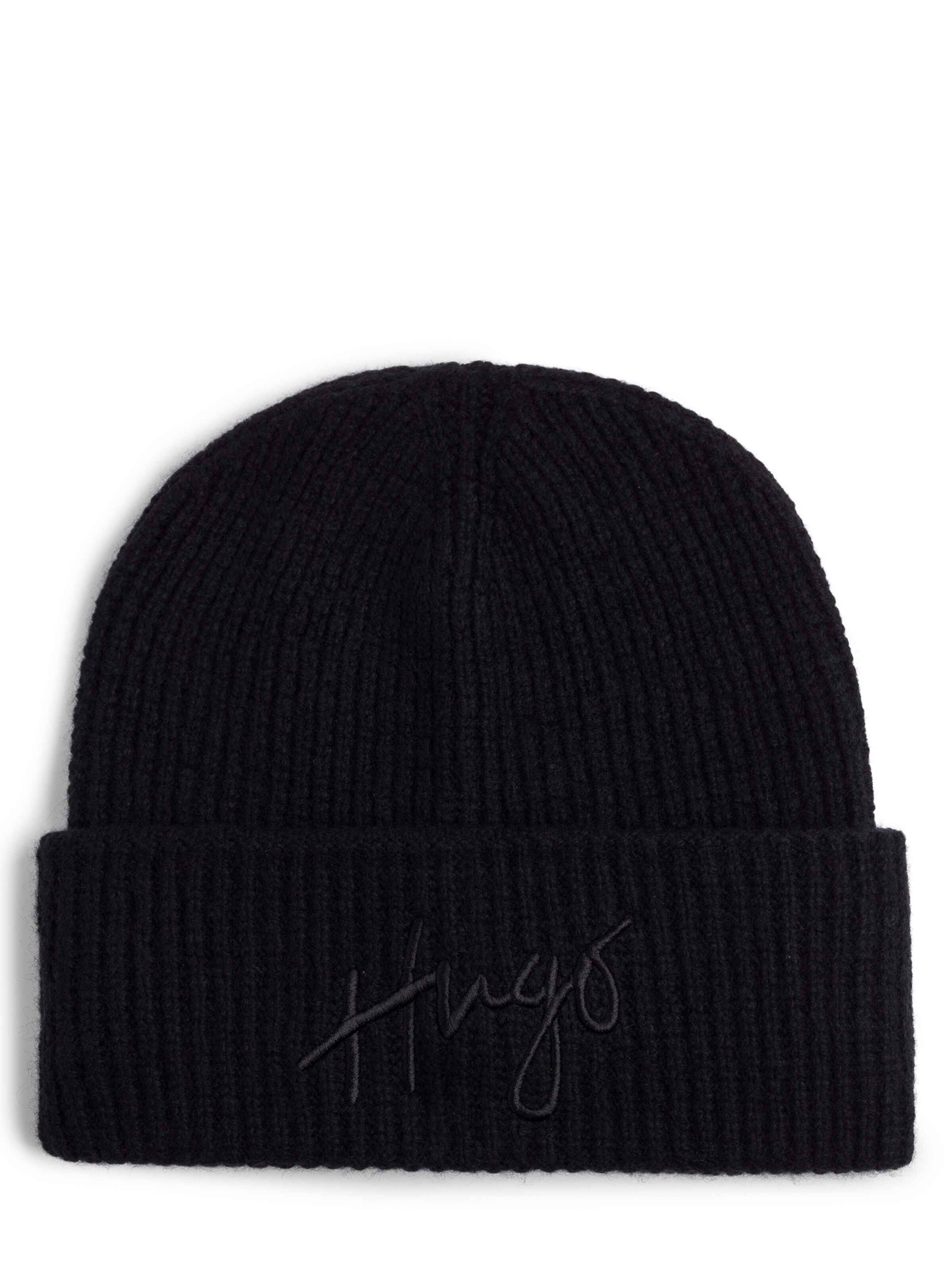 Berretto 'Socialy' di HUGO in nero: frontale