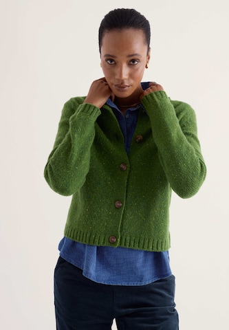 Cardigan Seasalt Cornwall en vert : devant