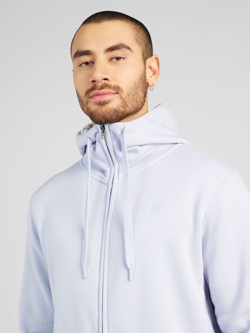 G-Star RAW Regular fit Zip-Up Hoodie 'Premium Core' in Blue