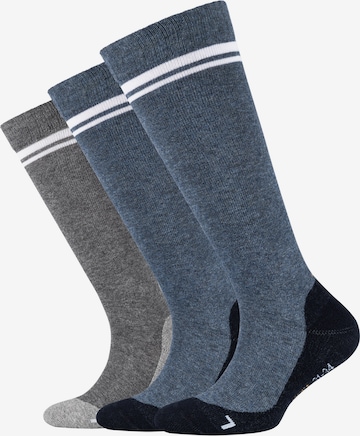 camano Socks 'Pro Tex' in Blue: front