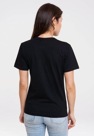 LOGOSHIRT Shirt 'Hangover - Some Guys' in Zwart