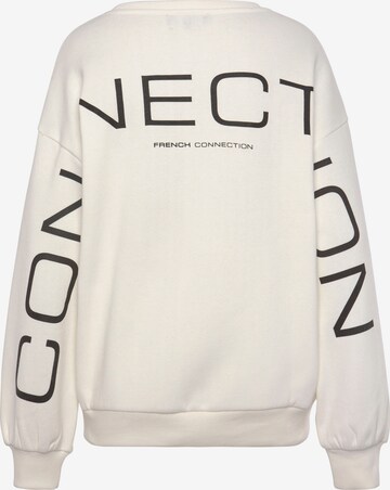 FRENCH CONNECTION Sweatshirt i hvid