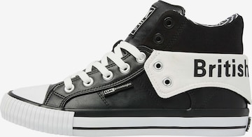 BRITISH KNIGHTS Korkeavartiset tennarit 'ROCO' värissä musta: etupuoli