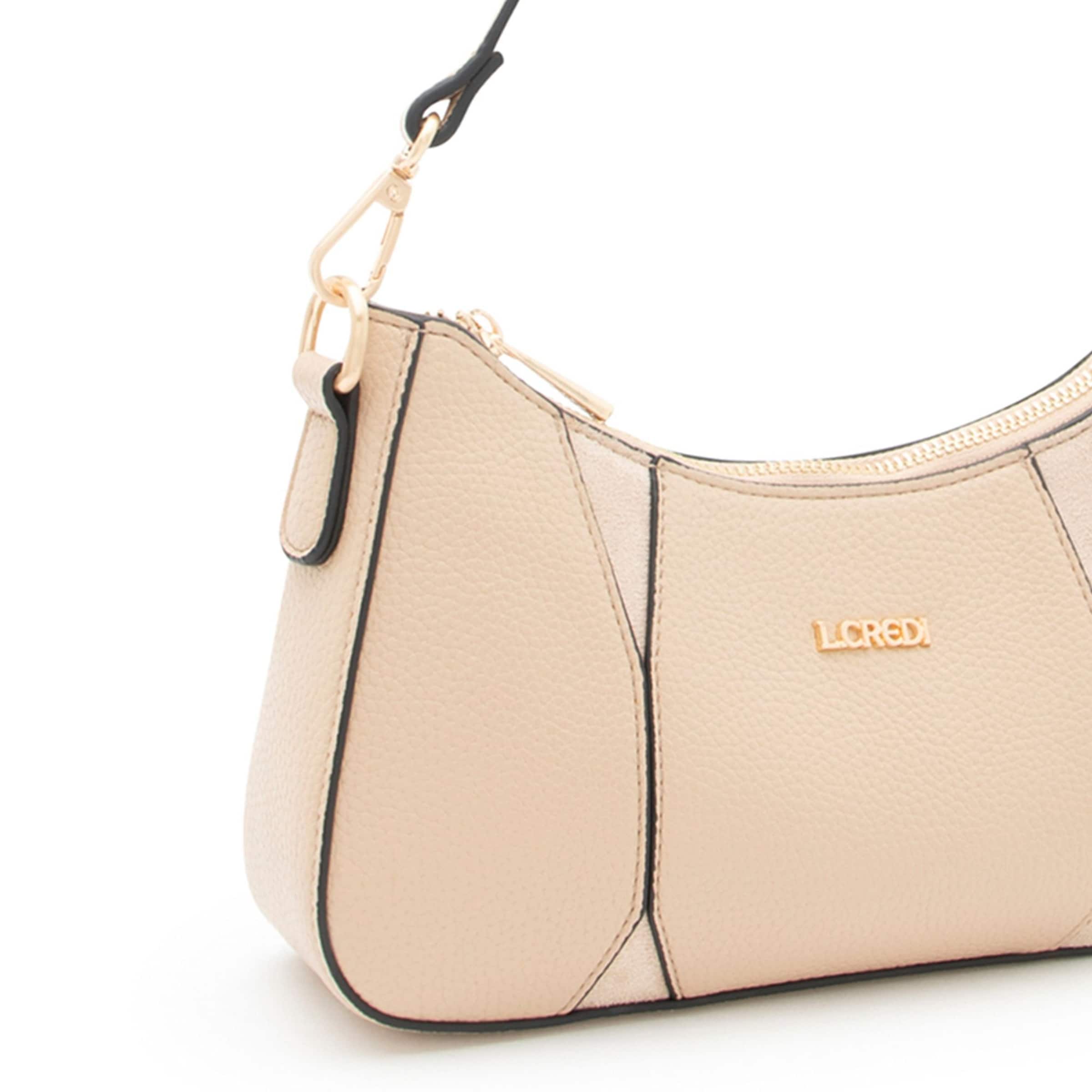 Sac bandoulière 'Rahja' L.CREDI en beige