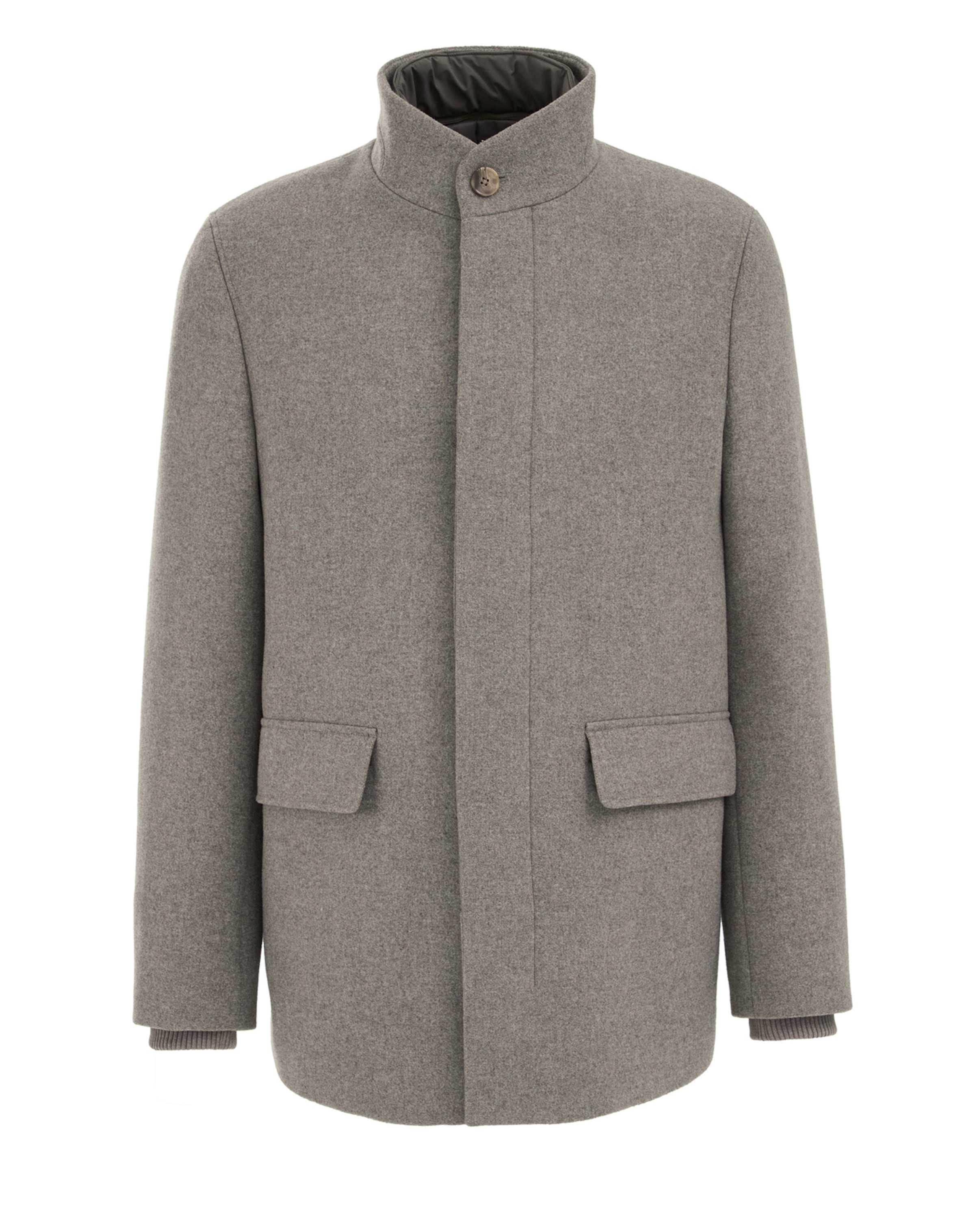 WE Fashion Winterjas in Grijs: voorkant