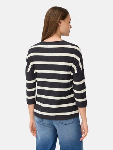 CAMEL ACTIVE Boxy Strickpullover mit 3/4-Ärmeln in Blau