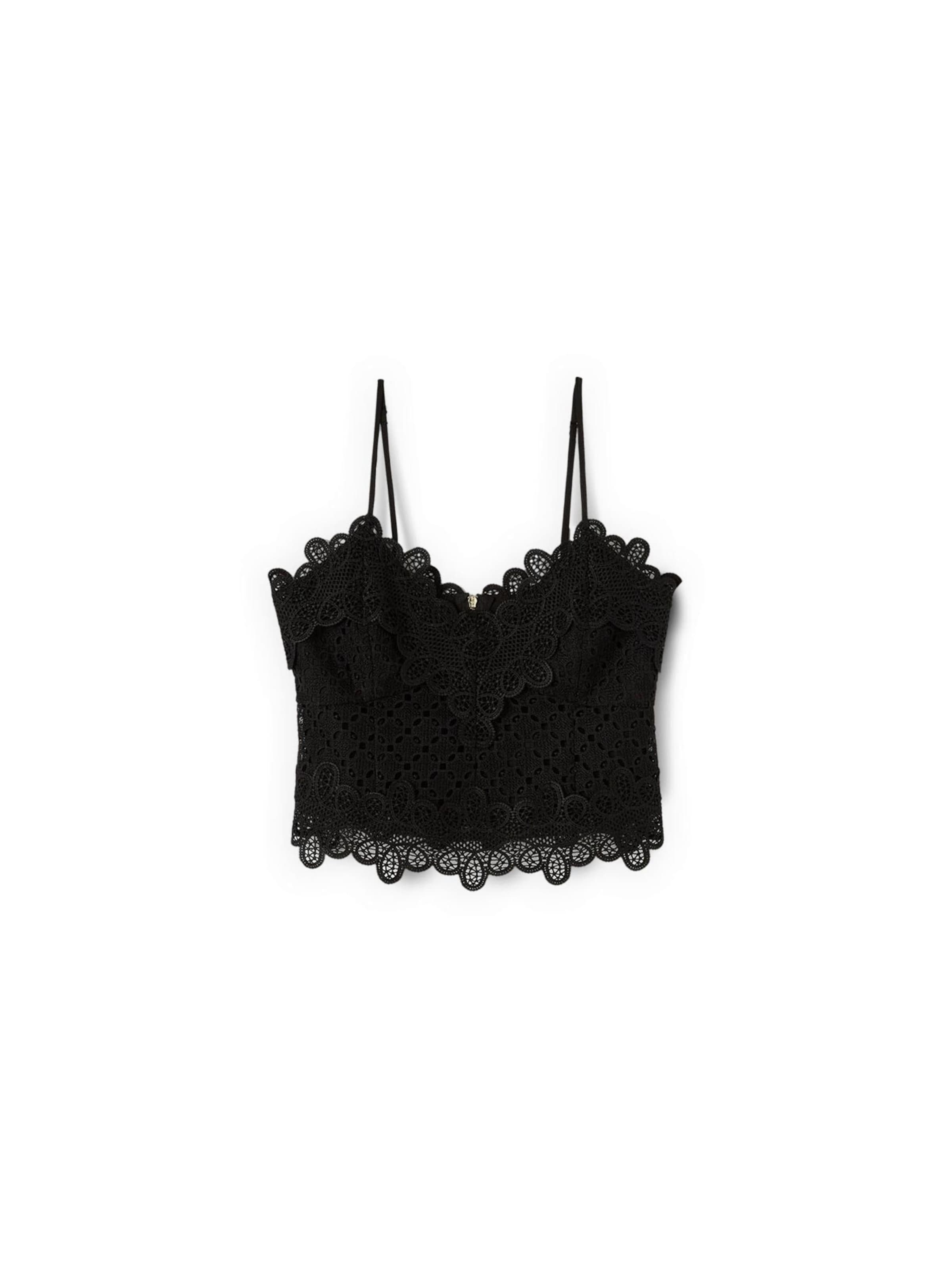 MOTIVI Top in Black: front