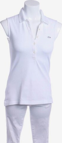 LACOSTE Top & Shirt in XS in White: front